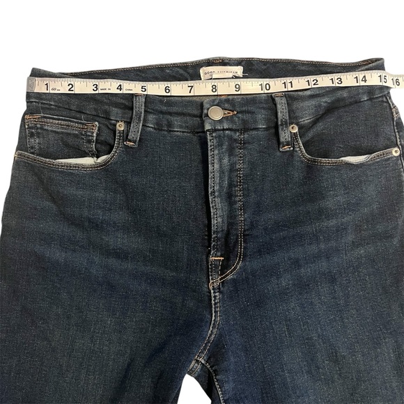 Good American Good Legs High Rise Skinny Jeans Super Stretch- Dark Blue - Picture 13 of 15